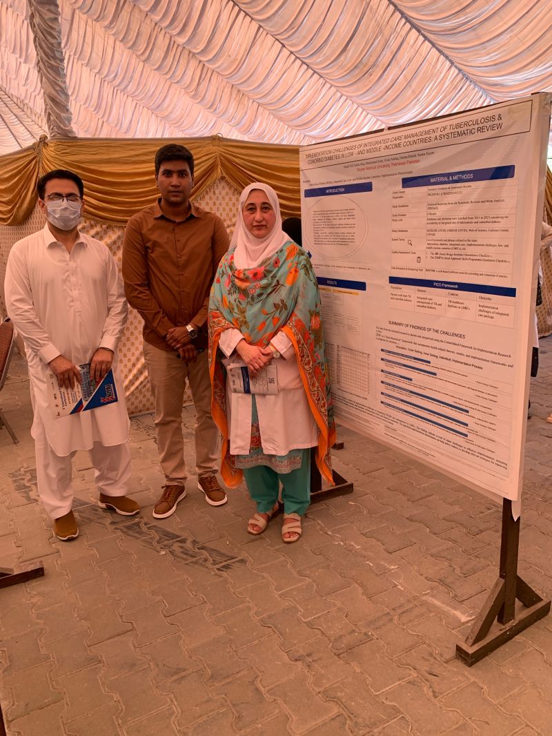 Oral & Poster Presentation — Public Health in a Changing World; Khyber Medical University International Public Health Conference, 2025.