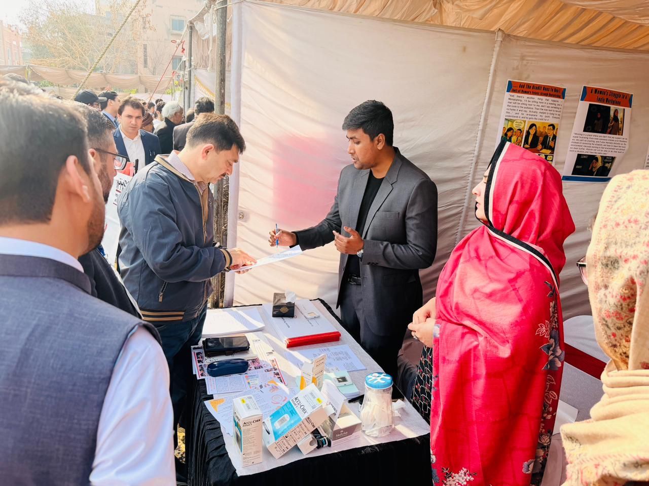Lead Host — POTENTIAL GCF stall during the 6th International Conference (PHCON-26) 2026 at Khyber Medical University.