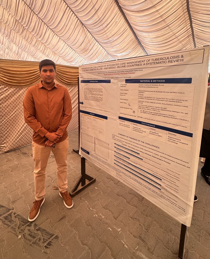 Oral & Poster Presentation — Public Health in a Changing World; Khyber Medical University International Public Health Conference, 2025.