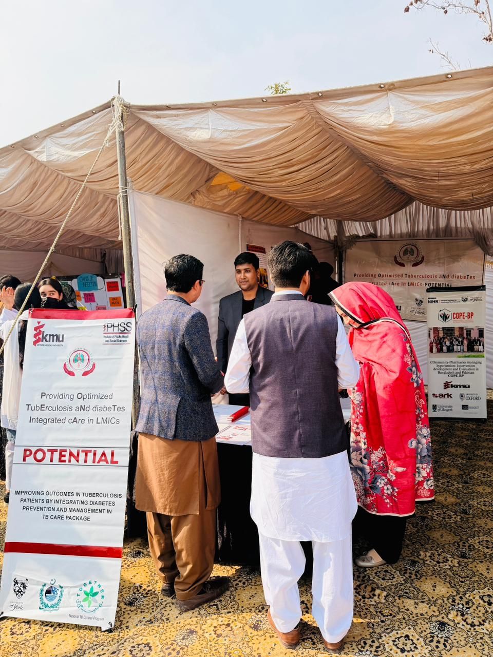 Lead Host — POTENTIAL GCF stall during the 6th International Conference (PHCON-26) 2026 at Khyber Medical University.
